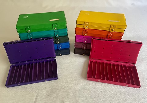 estuche para tizas de cuero Esquiluz