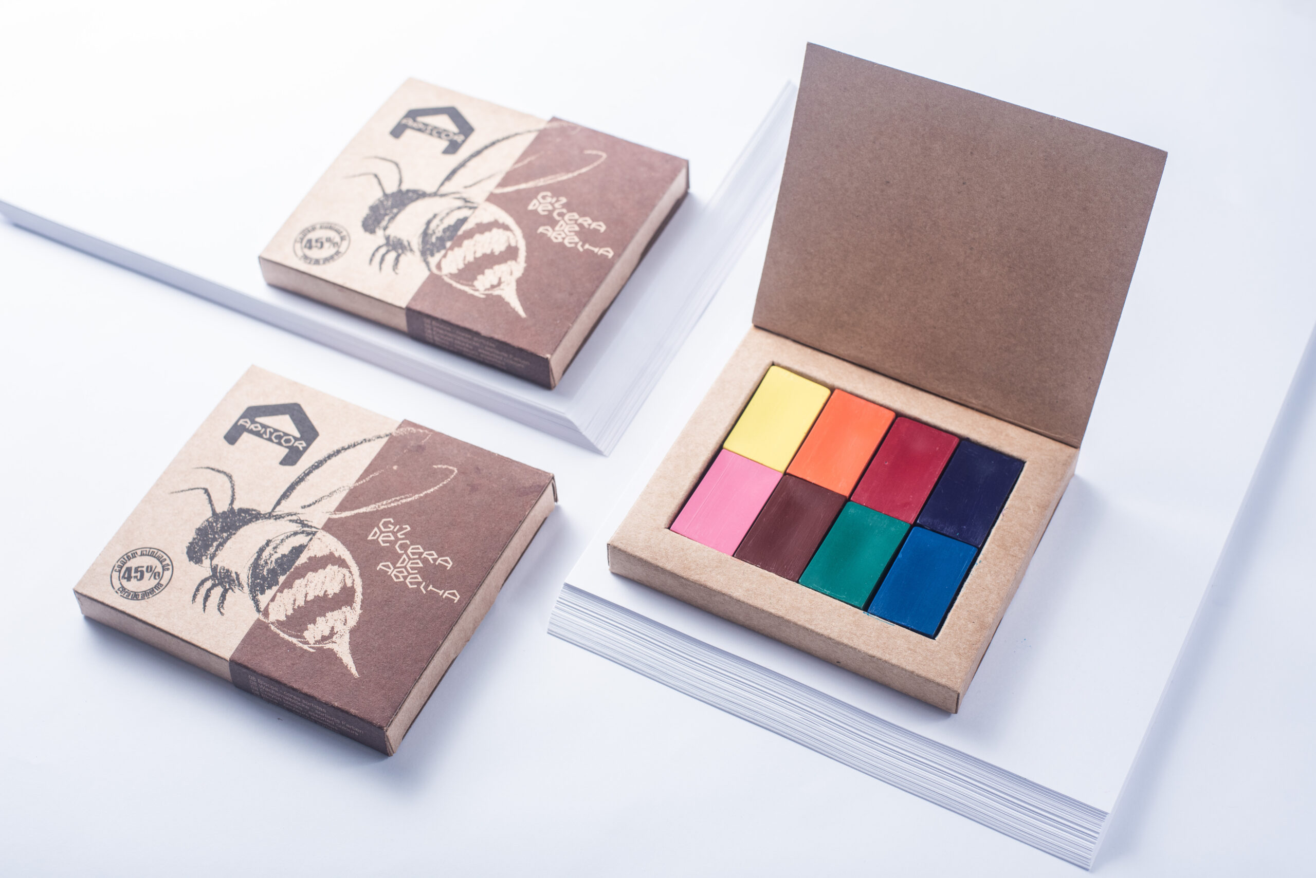 Bloques de cera de abejas Apiscor 8 unidades - colores  surtidas - Imagen 2