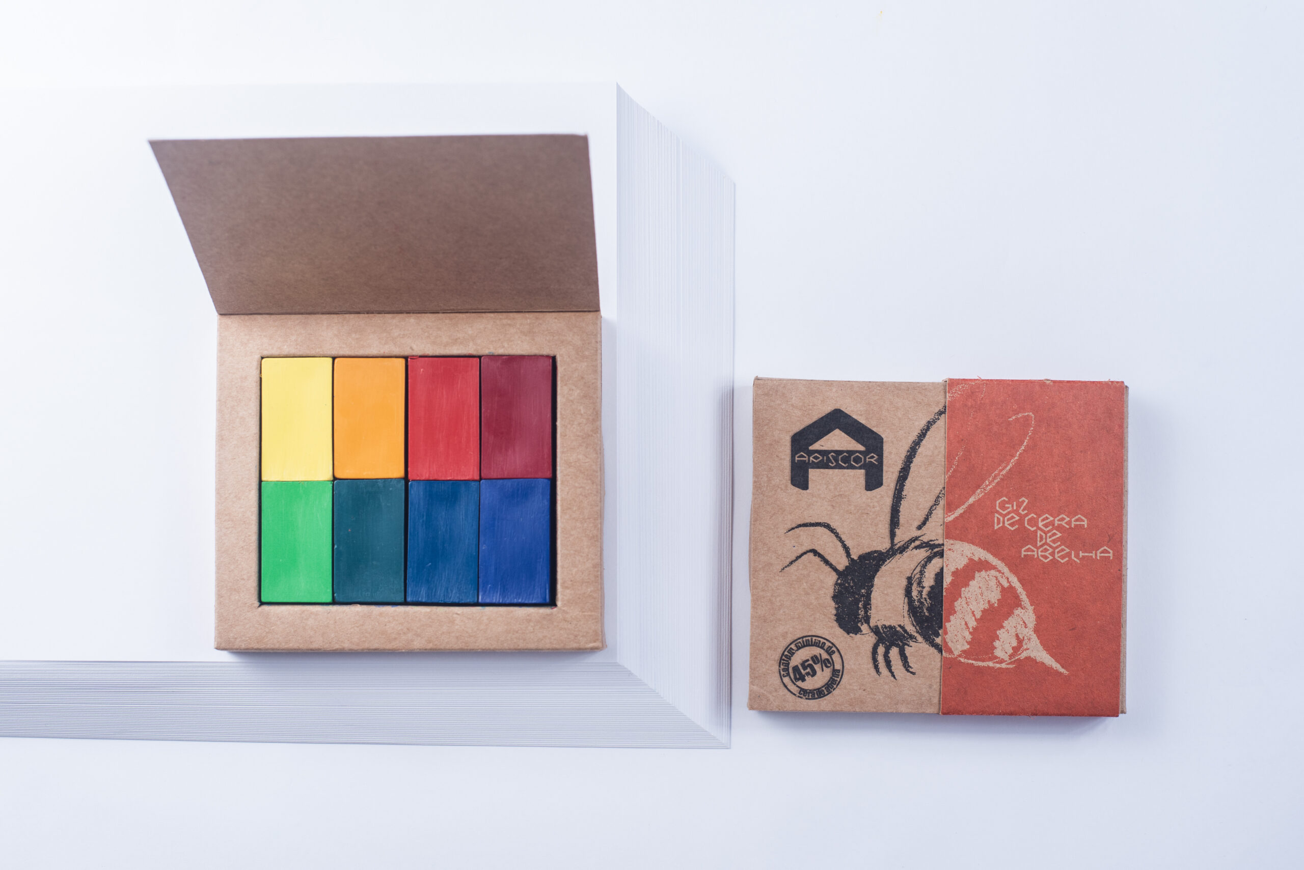 Bloques de cera de abejas Apiscor 8 unidades - colores básicas - Imagen 2