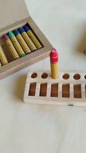 Porta Bloques y Bastones de Cera de abeja - solo (sin bloques y bastoncillos)