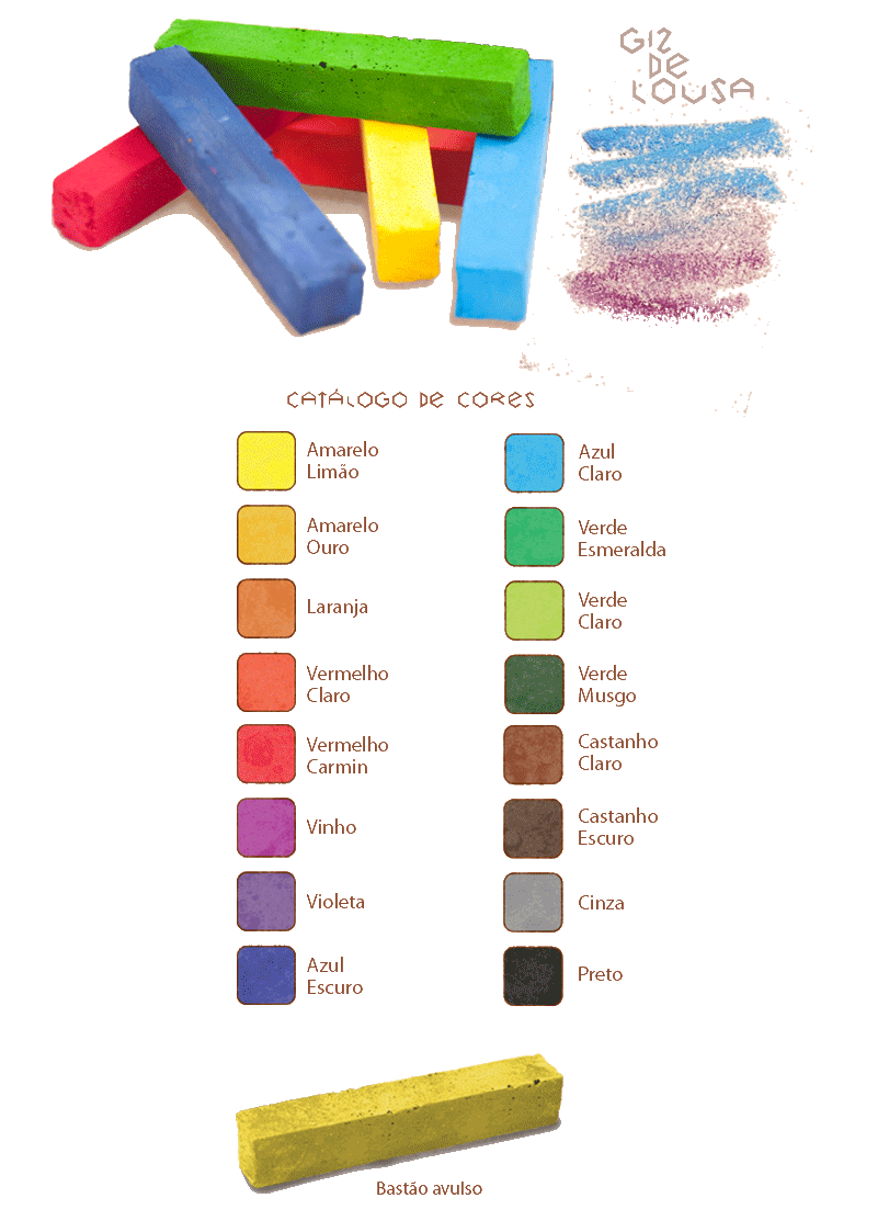 Tiza de Pizarra 12 unidades - un solo color - Imagen 6