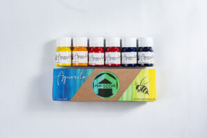 Acuarelas Naturales Apiscor – 6 unidades - 25g - colores básicas