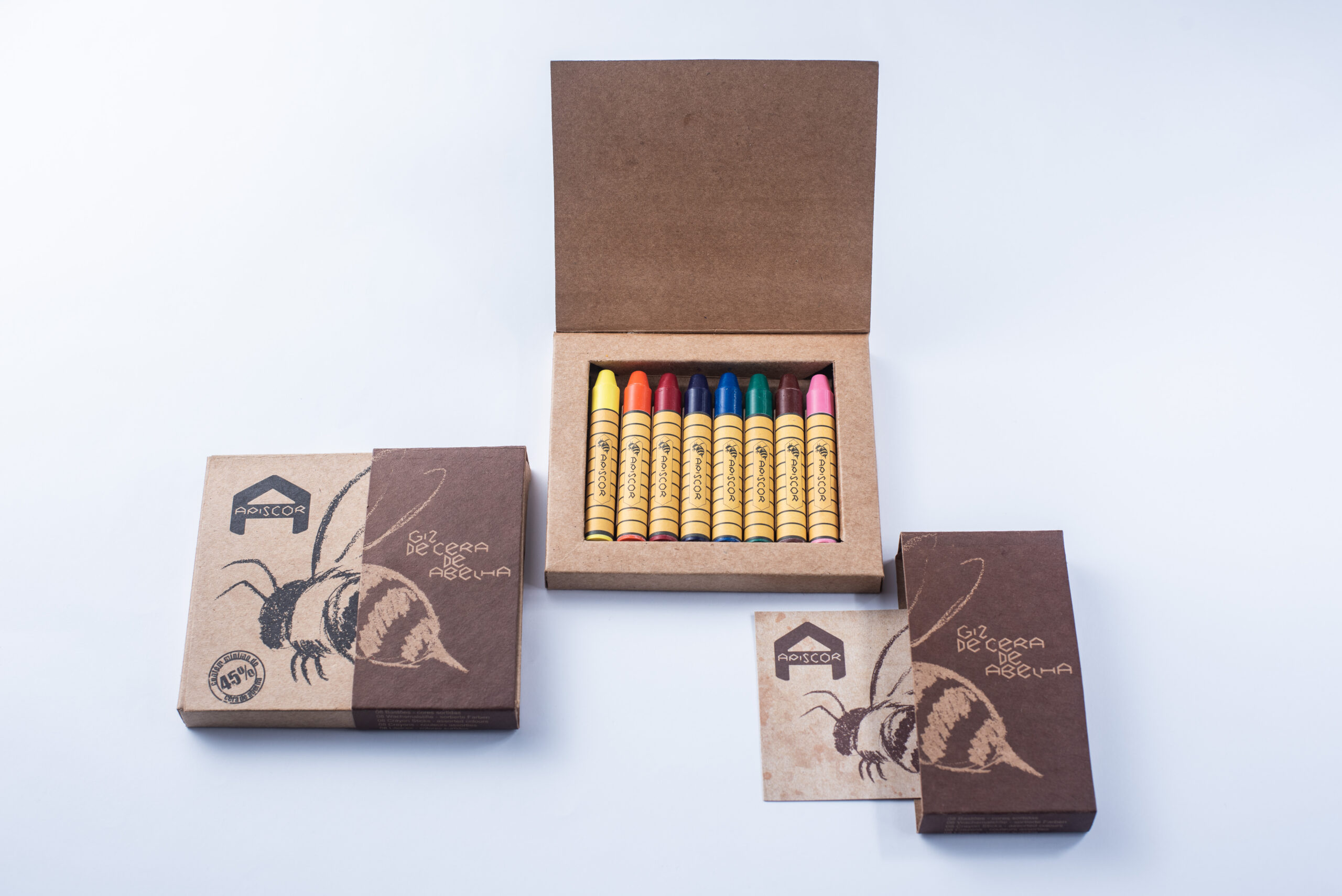 Bastón de cera de abejas Apiscor 8 unidades - colores surtidas - Imagen 9