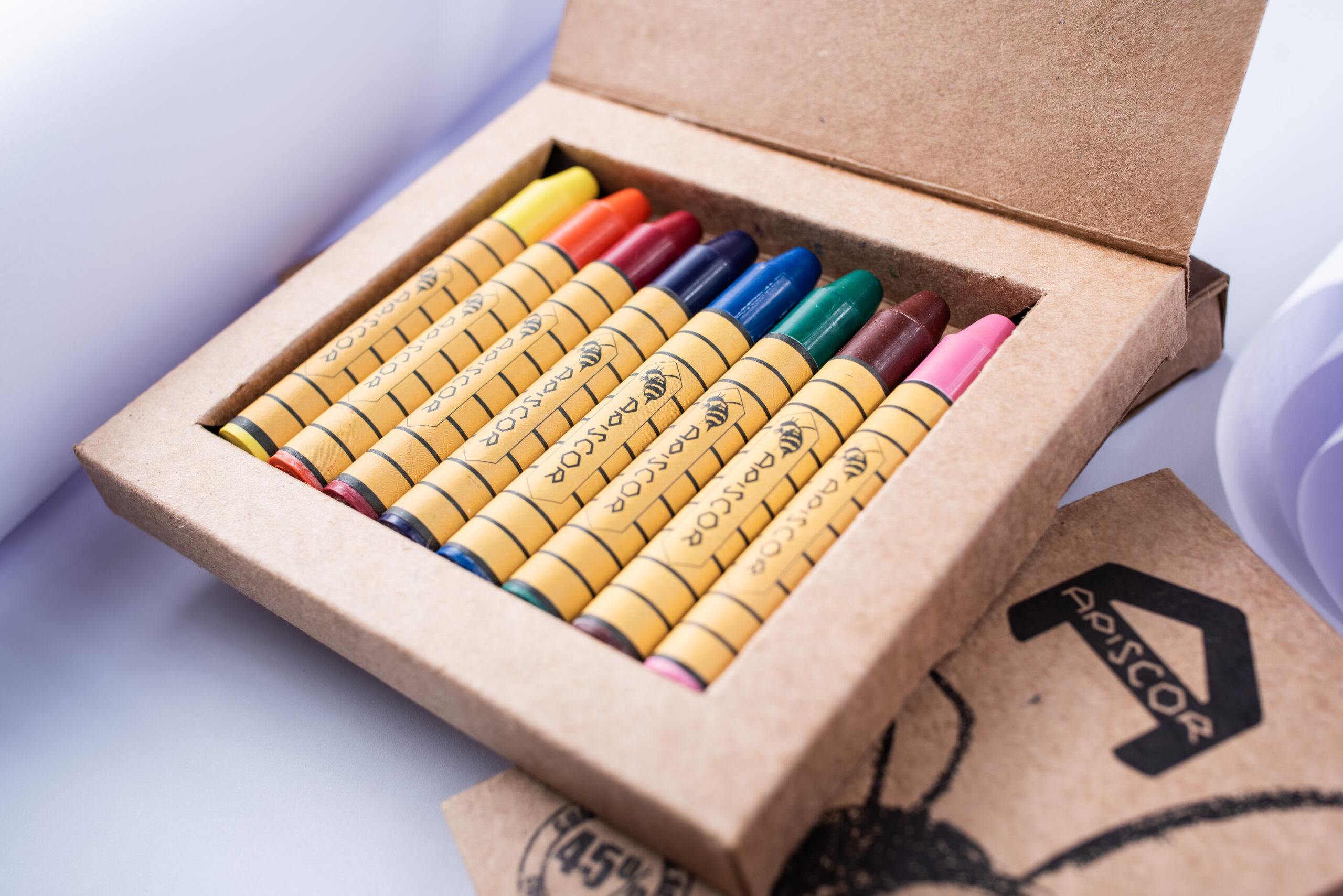 Bastón de cera de abejas Apiscor 8 unidades - colores surtidas - Imagen 6