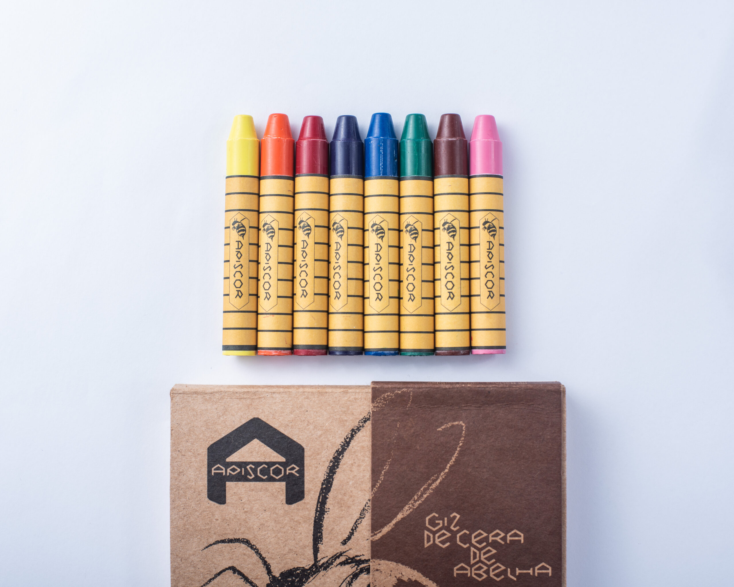 Bastón de cera de abejas Apiscor 8 unidades - colores surtidas - Imagen 4