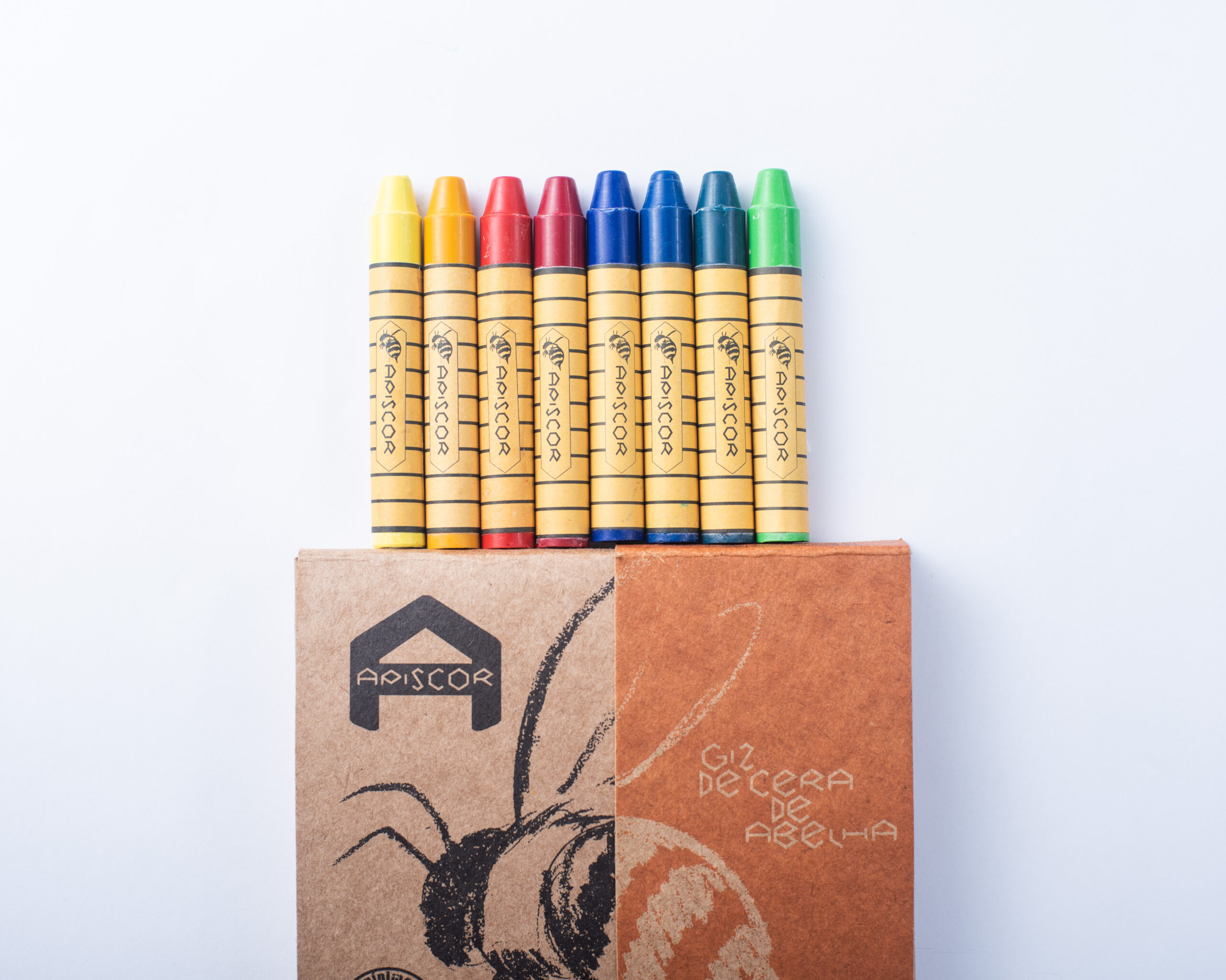 Bastón de cera de abejas Apiscor 8 unidades - colores básicas - Imagen 5