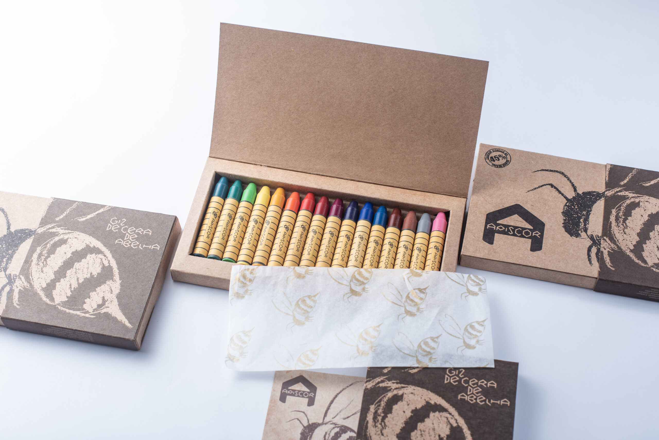 Bastón de cera de abeja Apiscor 16 unidades - colores surtidas - Imagen 11