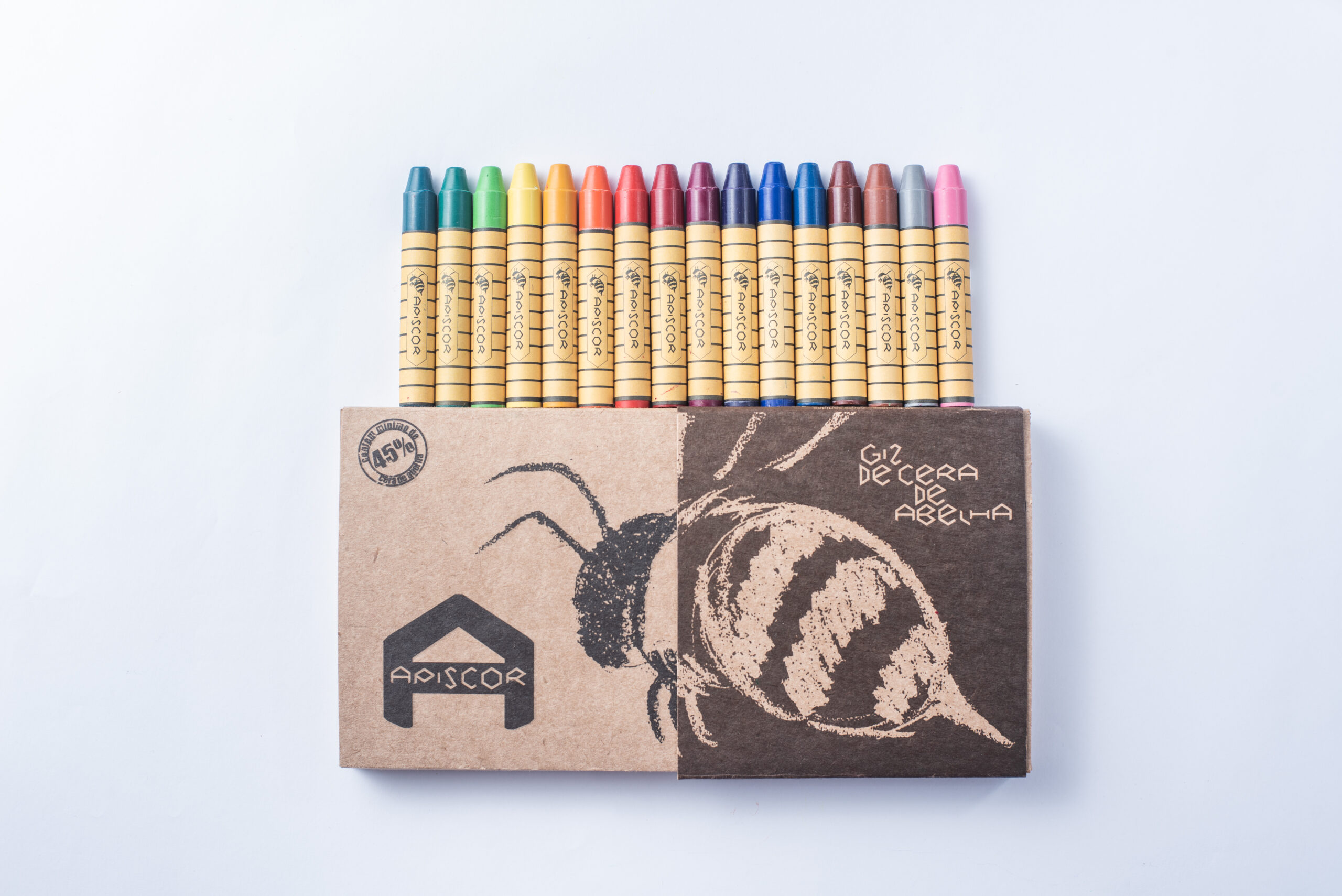 Bastón de cera de abeja Apiscor 16 unidades - colores surtidas - Imagen 4
