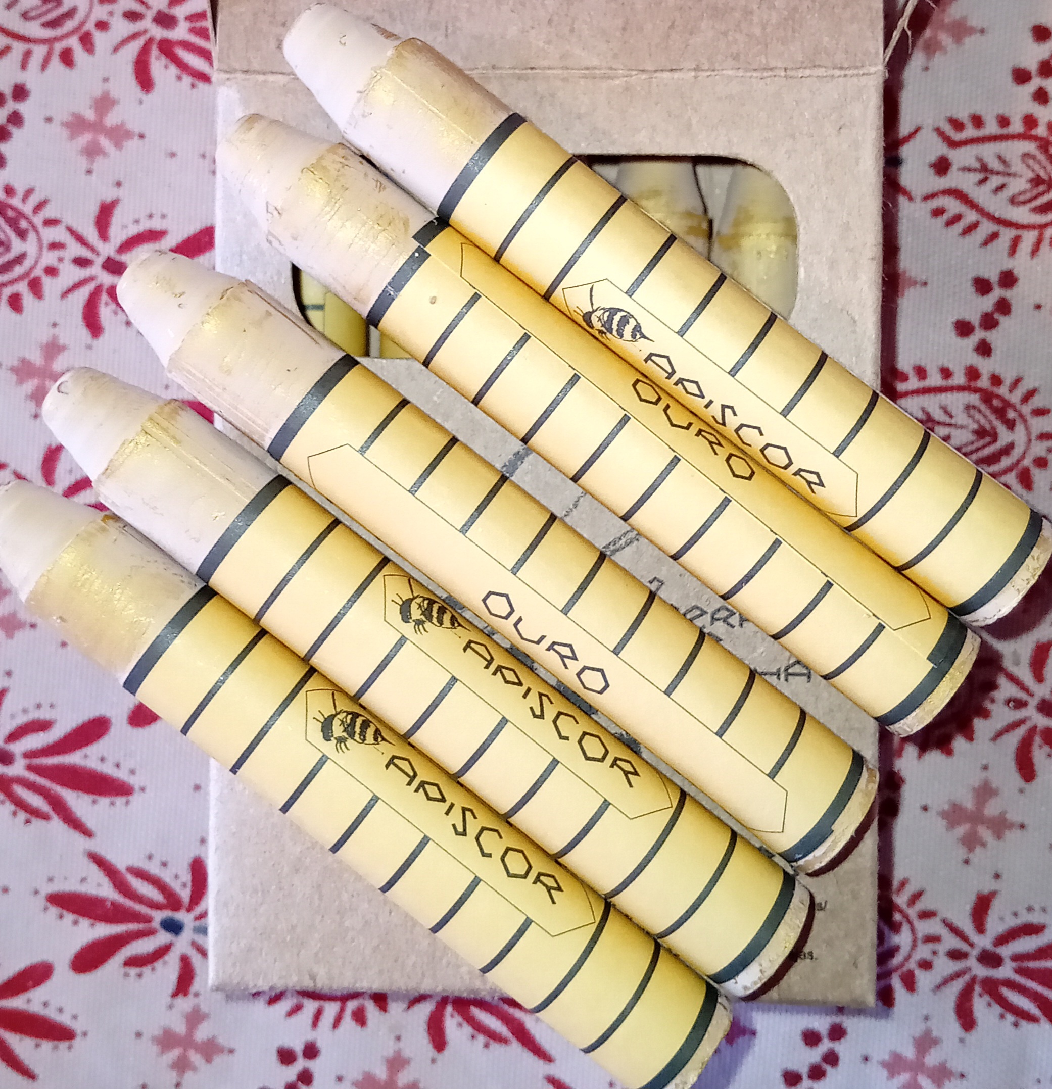 Bastón de cera de abejas Apiscor 10 unidades - color oro - Imagen 5